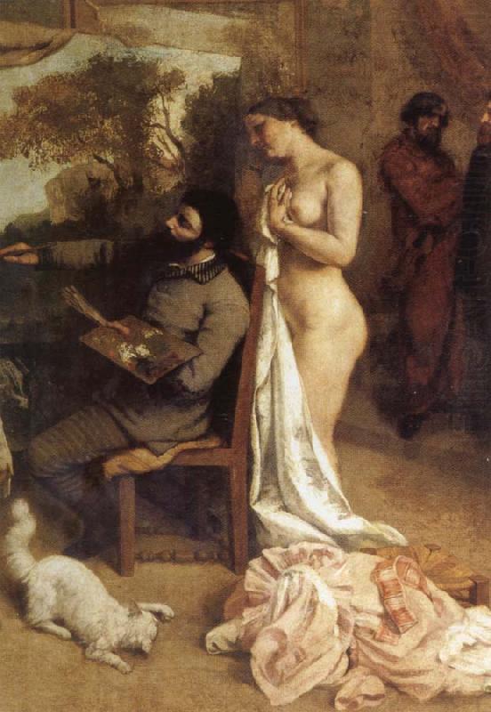 Gustave Courbet The Painters' Studio,a Real Allegory (detail) china oil painting image